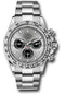 Rolex White Gold Cosmograph Daytona 40 Watch - Steel And Black Index Dial - 116509 stbk